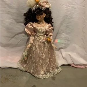 Elegant porcelain doll